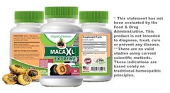 Organically Grown Maca Root Energy Libido memory supplement unisex 120