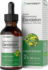Dandelion Root Extract Supplement | 2 Fl Oz | Super Concentrated | Alcohol Free