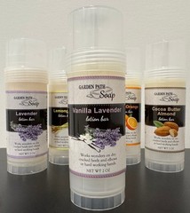 VANILLA LAVENDER LOTION BAR – Amish Handcrafted Soothing Solid Balm