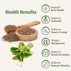 Natural Ajwain Seeds for Digestion Herbal Health & Beauty Care 400g