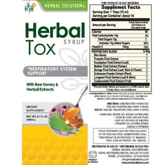 Herbal Solutions Herbal Tox – Complete Respiratory & Immune Aid Honey Propolis