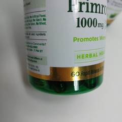 3x Nature’s Bounty Evening Primrose Oil 60 Softgels Supports Women’s Health GLA