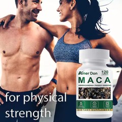 Maca Root Capsules 10000mg, Peruvian Maca Extract for Men & Women 360 Capsules