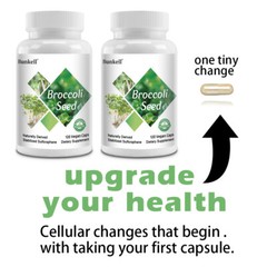 Broccoli Seed Capsules 3 Bottles – Brain + Heart Health – Immune System