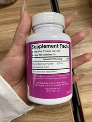 2PCS Rosabella Organic Beet Root 60 Capsules Natural Energy.Boost Blood Pressure