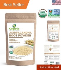 Unique Indian Ginseng Ashwagandha Powder 17.64 oz – Natural Energy Supplement