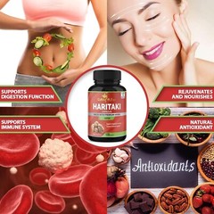 Organic India Haritaki Capsules 2250MG, Rejuvenation, Improving Digestion