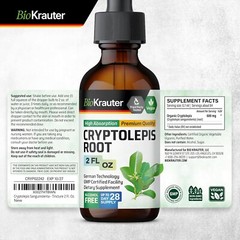 Cryptolepis Sanguinolenta Root Tincture – Detoxifying Liquid Cryplolepis Root Ex