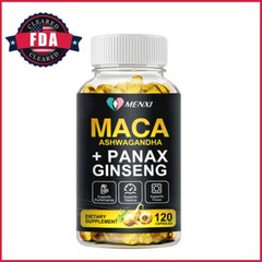 240 Capsules Organic Maca Root 10000mg, Peruvian Maca Extract for Men & Women