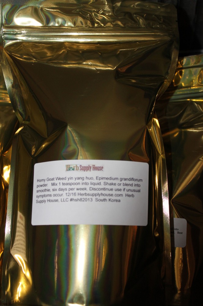 Horny Goat Weed Powder 4oz, 1/4lb, Epimedium Sagittatum, Yin Yang Huo, Stamina