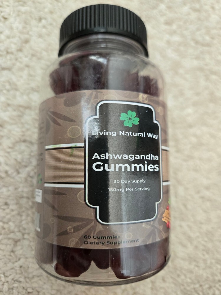 living natural way ashwagandha- 60 gummies