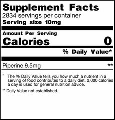 Piperine Extract Powder – Pure Black Pepper Extract (1 oz)