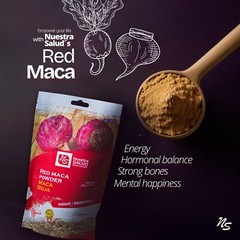 Red Maca Powder Unleash the Power of Peruvian Maca Roja (200g) Gelatinized maca