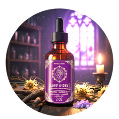 Deep Sleep & Rest – Herbal Support Extract – Chamomile Valerian Lavender MORE!