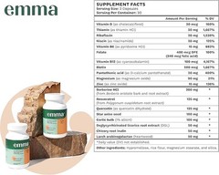 Soothing Emma Supplement 60 Capsules USA