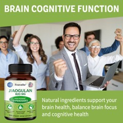 Natural Jiaogulan Capsules 820 Mg – Balances Body Endurance And Immune Health