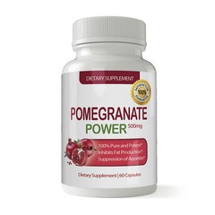 100% Pomegranate Extract 500mg Antioxidant Weight Loss Caps Free Shipping