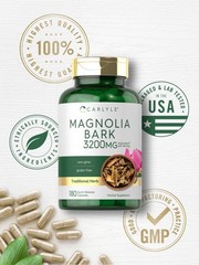 Magnolia Bark 3200mg | 180 Capsules | Herbal Extract Supplement | by Carlyle