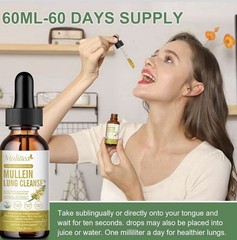 2 Pack Mulittea Mullein lung cleanse Two 2 Fl Oz Boxes 11/2026