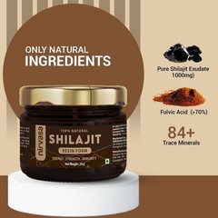Nirvassa Himalayan Shilajit, Soft Resin, Organic, Extremely Potent, Fulvic Acid