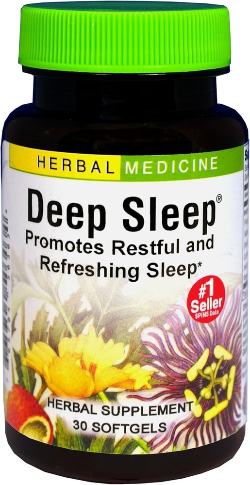 Herbs Etc. Deep Sleep Softgels – Herbal Support 30 Count (Pack of 1)