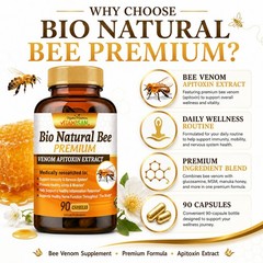 Premium 2 Bee BIO inflamatory Arthritis support abeeme therapy Venom bee