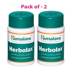 2 Box Himalaya HERBOLAX Tablets (100 x2 tab) Gentle Bowel Regulator| Free Ship