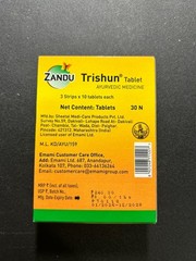 Zandu Trishun Ayurvedic Tablet 30 tablets EXP 12/2028 US Stock