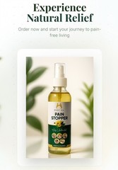 Arnica Laurel Menthol Body Oil 100% Natural Pain Relief Spray 60 ml