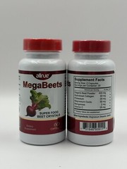 2 Mega Beets Superfood Capsules Energy Root Beet Powder Bones Antioxidant Pills