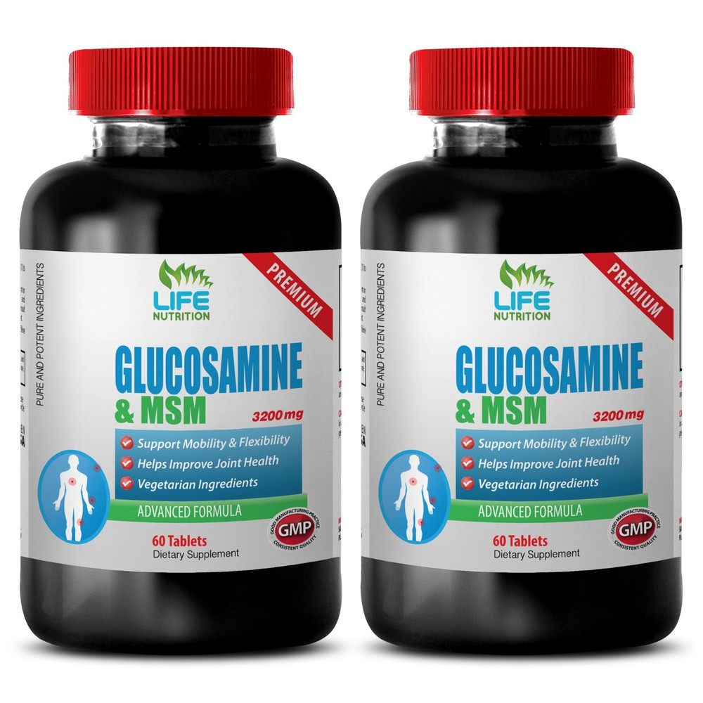 Chondroitin 1200 MSM – Glucosamine Chondroitin MSM 3230mg – Joint Wellness 2B