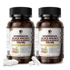 240 Pills Parasite Cleanse Tincture/Extract-Wormwood, Black Walnut Hull, Clove