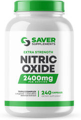Nitric Oxide Booster Supplement – L-Arginine, L-Citrulline 2400mg – 240 Capsules