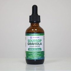 Soursop Bitters Liquid Drops Supplement with Irish Sea Moss & Turmeric for Cellu
