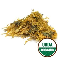 Organic CALENDULA Whole Dried Flowers | Calendula officinalis | 2oz/4oz/8oz/16oz