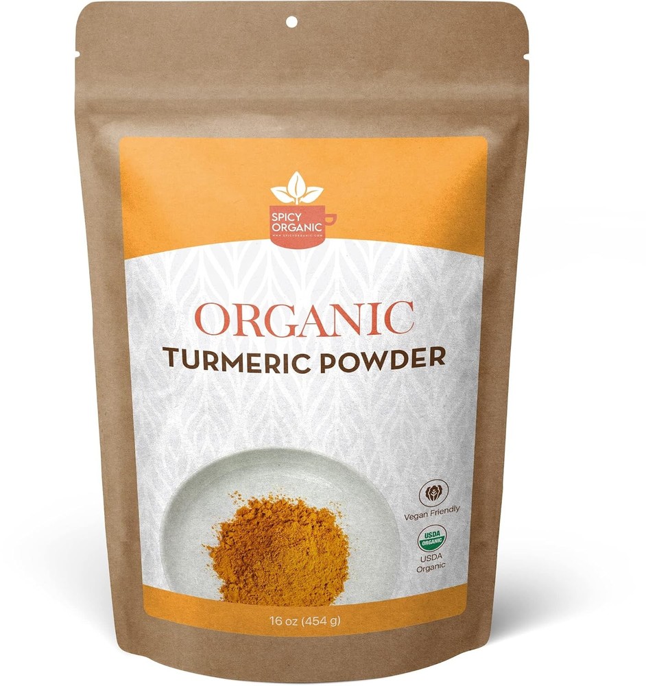 Organic Turmeric Powder – 16 oz | High Curcumin (2.5% or More) | USDA Organic, N