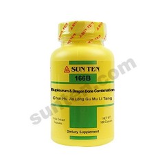 Sun Ten Chai Hu Jia Long Gu Mu Li Tang 166B 100 Capsules MFG 04/2025 New Sealed