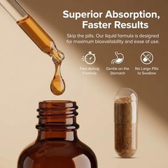 Glucora Berberina Liquida Gotas, Berberine Drops with Ceylon Cinnamon, Bitter Me