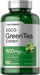 EGCG Green Tea Extract Pills | 1800mg 180 Capsules | Max Potency | by Horbaach