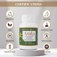 Nature Code Amla Capsules, 60 Capsules E280