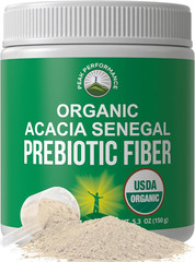 Organic Acacia Senegal Prebiotic Fiber Powder. Unflavored USDA Organic Plant …