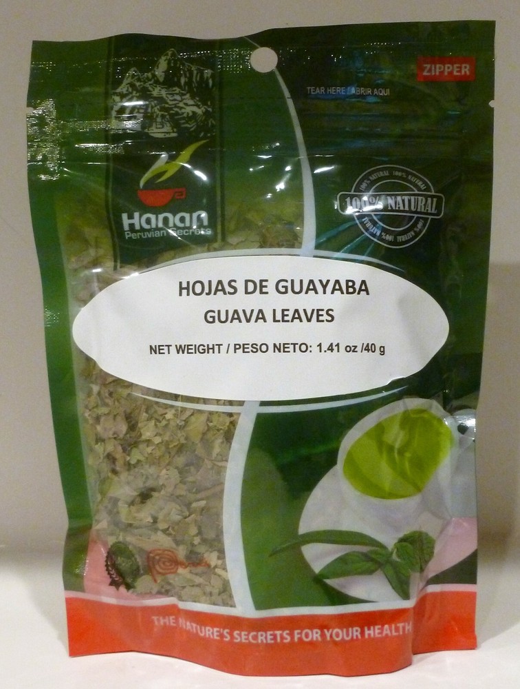 HOJAS DE GUAYABA (GUAVA LEAVES) 40 Grs