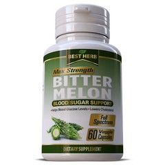 BITTER MELON PILLS LOWER CHOLESTEROL BLOOD SUGAR GLUCOSE WEIGHT SUPPORT 60 CAPS