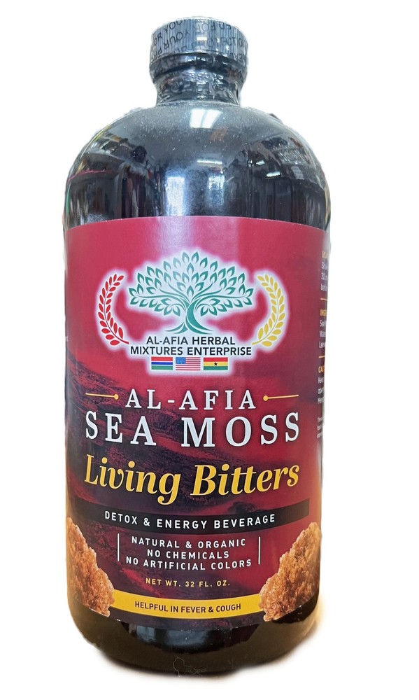 SEA MOSS LIVING BITTERS 100% Natural and Organic