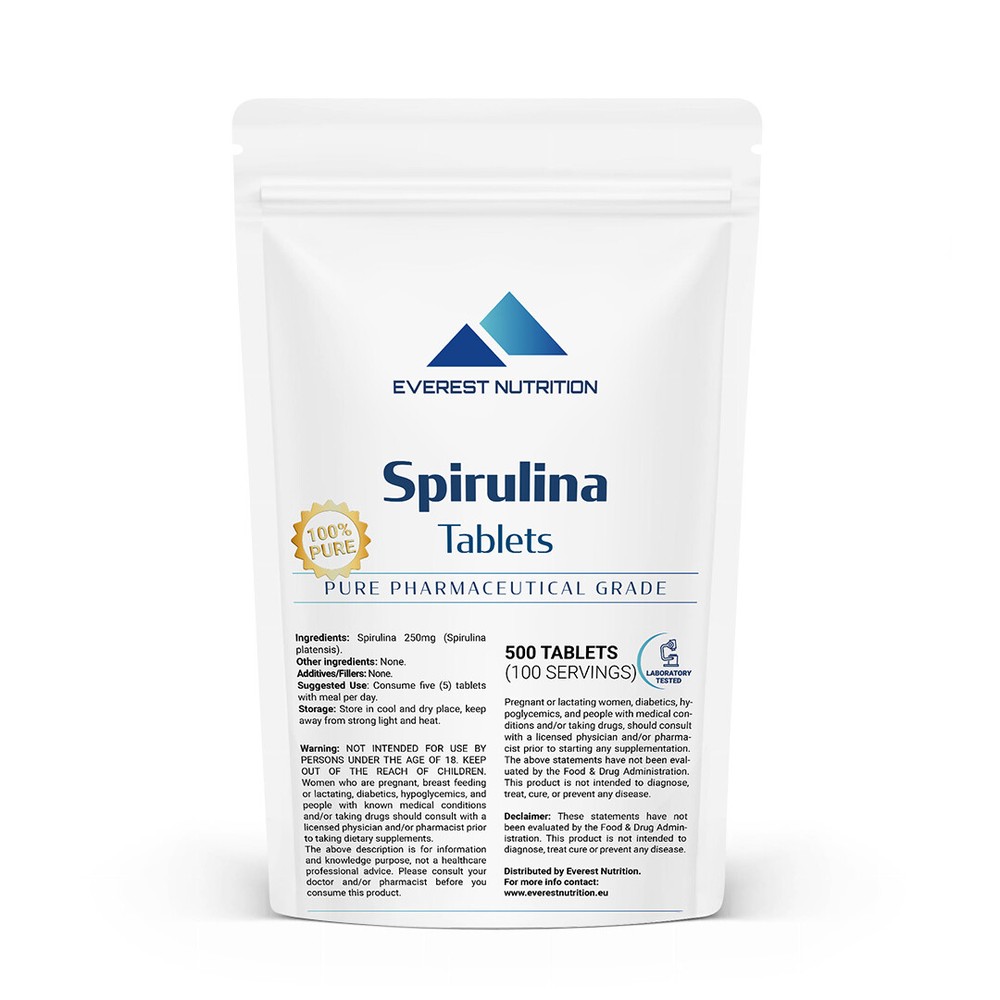 SPIRULINA ORGANIC SUPERFOOD ALGAE TABLETS