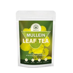 100Packs Mullein Leaf Tea Bags – Lung Cleanse Detox Herbal Enhance Immunity