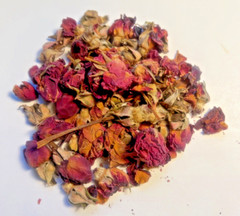 Red Rose Buds & Petals 1 Oz. Whole Flower USDA Certified Organic Rosa Centifolia