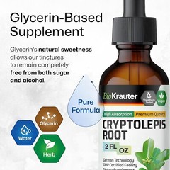 Cryptolepis Sanguinolenta Root Tincture – Detoxifying Liquid Cryplolepis Root Ex