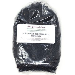 1 LB WHOLE EUROPEAN ELDERBERRIES Dried Elder Berry Berries Elderberry Tea WILD