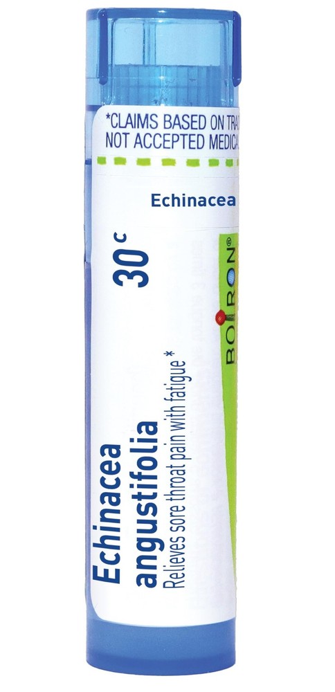 Boiron Echinacea Purpurea 30C for Sore Throat Pain 80 Count (Pack of 1), Blue